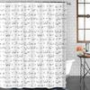 Sexy Boobs Shower Curtain Boob Feminine Feminist Seamless Breast Pattern Bathroom Curtains Polyester Bathroom Screen With Hooks
