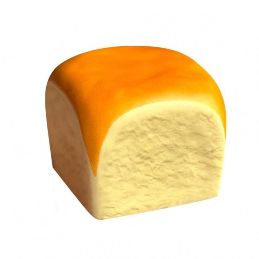Soft Touch Fake Bread Stress Ball Realistic Toast Squeezable Squishy Bread Slow Rising Cute Food Shape Toast Squeeze