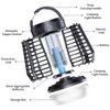 UV Mosquito Lamp, Electric Mosquito Killer Insect Trap 2000V, Powerful Mosquito Repellent Exterminator Bug Zapper for Indoors Outdoors Garden Bedroom