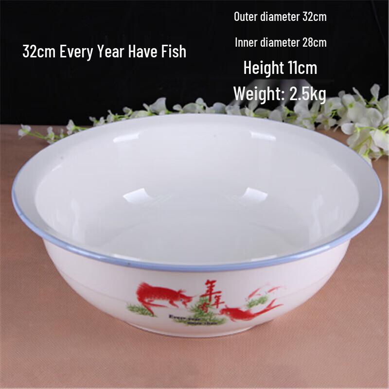 Adneny Thickened Ceramic Mixing Bowl