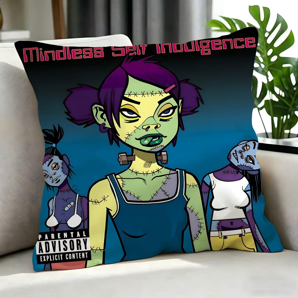band Mindless Self Indulgence Cushion Cover Cushion Cover Set Pcs x x x Pillowcase Decorative Sofa Home Decor