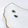 Silver Earrings with Natural Sapphire 1.65ct (2168836)