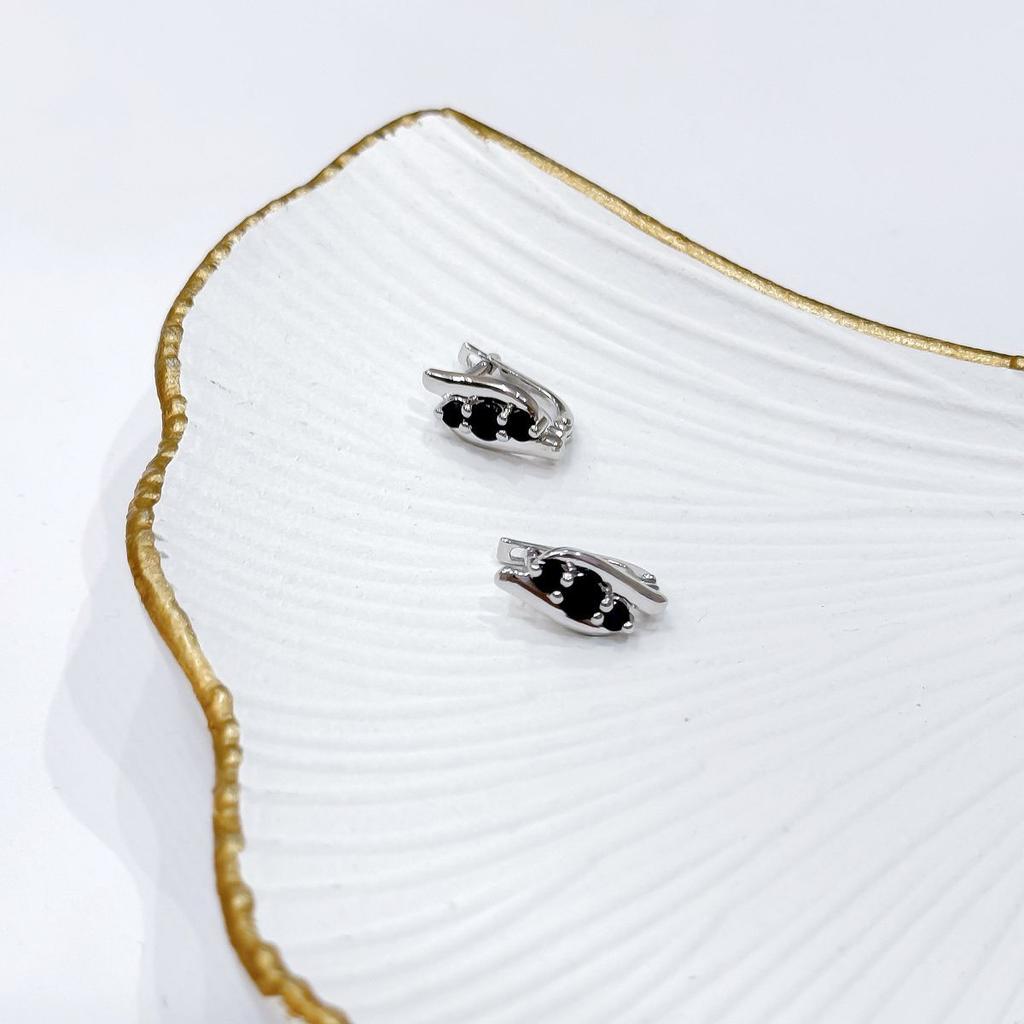Silver Earrings with Natural Sapphire 1.65ct (2168836)
