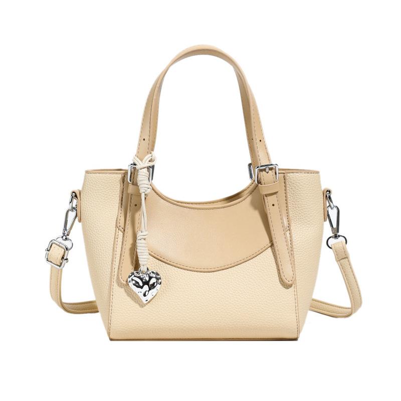 New Portable Bucket Bag Women's 2025 Summer Korean Edition Fashion Shoulder Bag Premium Commuter Oblique Span Bag