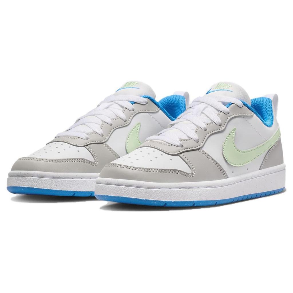 Nike Court Borough Low Recraft GS Light Iron Ore Vapor Green Kids Sneakers Grey White Photo-Blue DV5456-005
