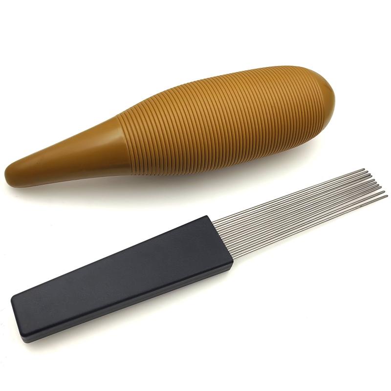 Guiro Instrument with 1 Scraper Portable Fish Shaped Latin Percussion Instrument Interesting Musical Training Tool Professional