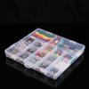 1Pcs Transparent Plastic Storage Box Adjustable Display Case Container Box Jewelry Button Hardware Tool Storage 14 Grids