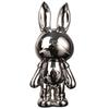 Modern Light Luxury Ceramic Electroplated Rabbit Ornaments Living Room TV Cabinet Wine Cabinet Entrance Decoration Handicraft Decoration