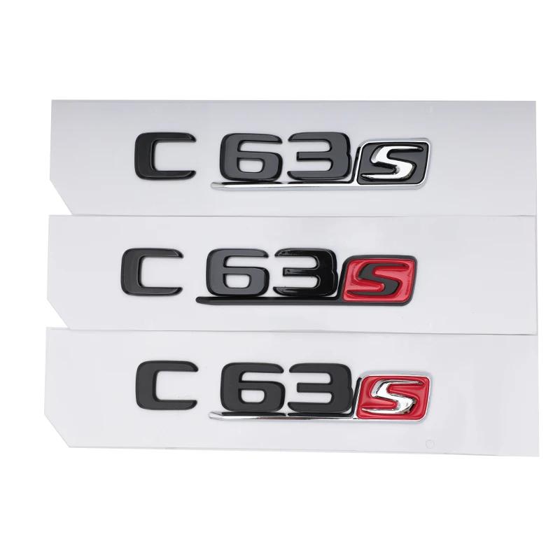 Auto-Tuning Für Mercedes Benz AMG C-Klasse W204 W205 C63 C63S Buchstabenlogo 3D ABS Aufkleber Auto Heckklappe Emblem Namensschild Aufkleber