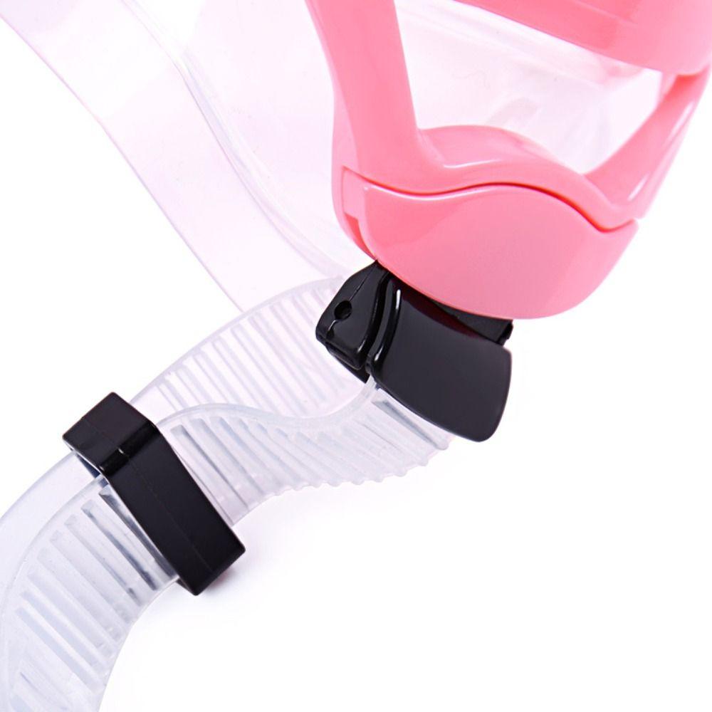Tempered Glass Snorkel Mask With Nose Cover Underwater Mask Summer Diving Glasses For Adult