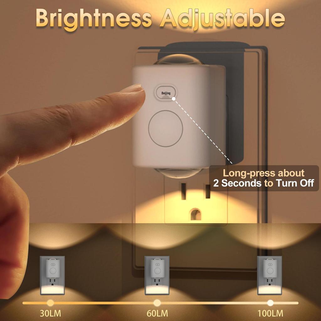 Motion-Activated RGB Night Light: Automatically Lights Up When People Arrive, Turns Off When They Leave - Best Seller