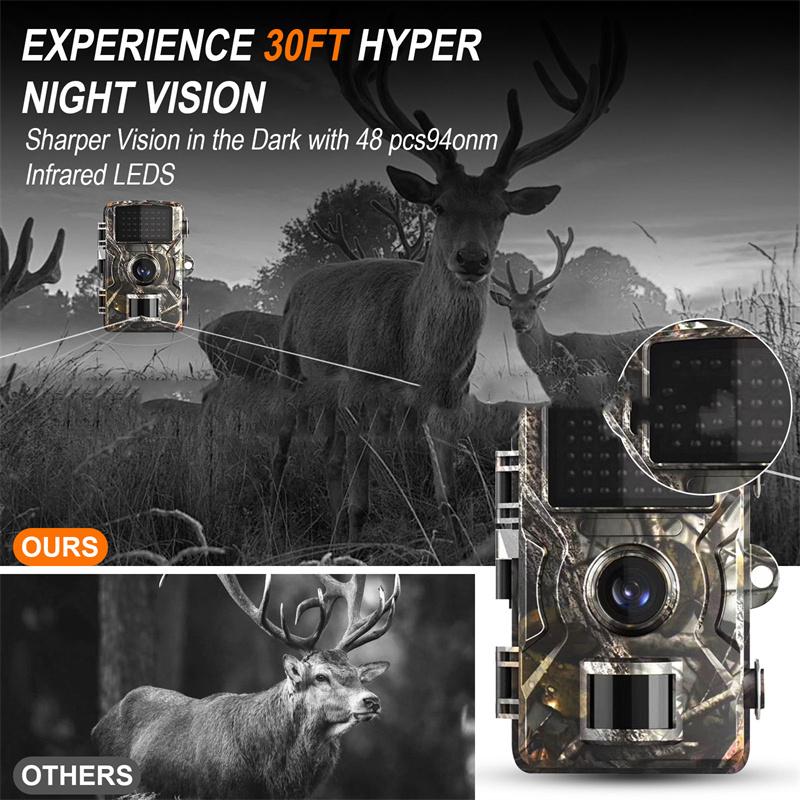 New High-definition Waterproof IP66 Hunting Camera  Infrared Sensing  Surveillance Camera  Tracking Camera  Camera for Hunting Wild Animals