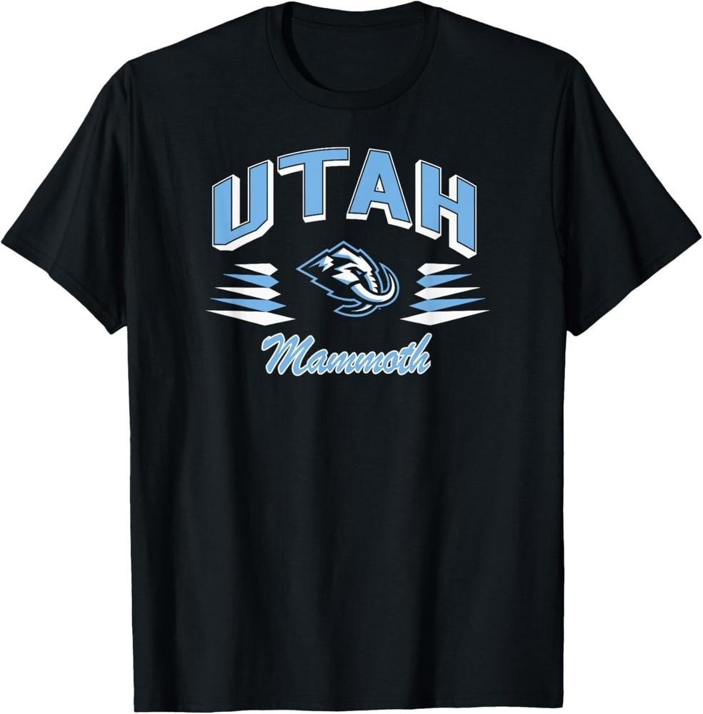 Унисекс футболка Utah Mammoth Retro Diamond Black с официальной лицензией XXXXL