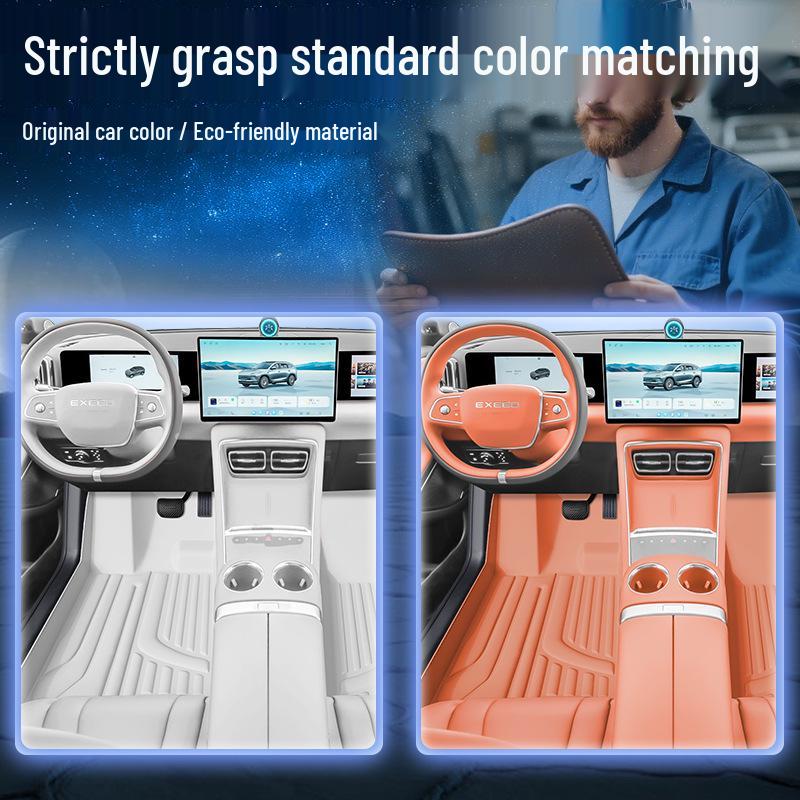 Eco-Friendly Double-Layer Floor Mats for Xingtu ET5: Waterproof & Dustproof Car Interior Accessories