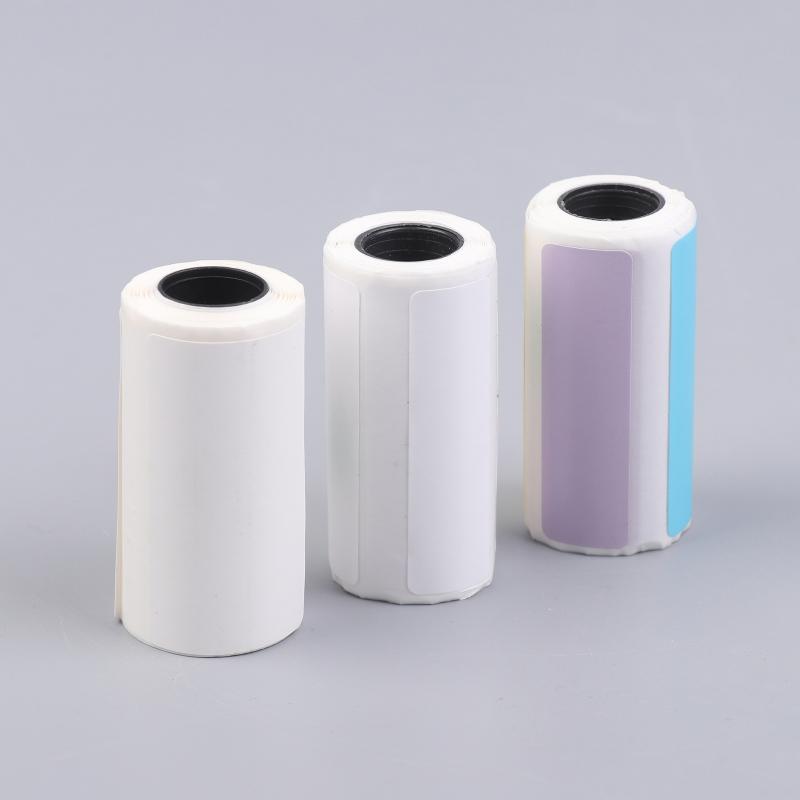 5Rolls Thermal Paper Self-adhesive 15MM 30MM Label Stickers for Pocket Mini Printers Compatible with Paperang P1 P6 A8 Series