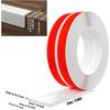 Peel and Stick Molding Trim Self Adhesive Flexible Floor Transition Strip L-Shaped 300cm Furniture Edge Bumper Inside & Outside