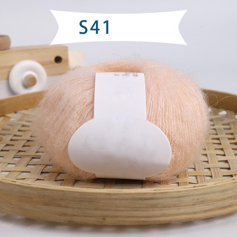 

Ручное вязание Мохер Плюшевая линия Мохер Пони Волосы Длинношерстная шерсть 0.8mm