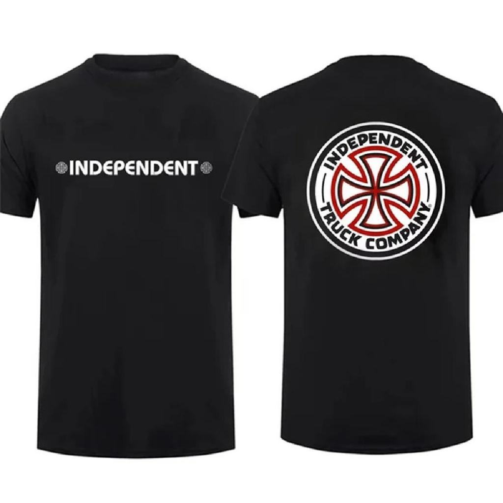 2025 Street Wear Pánské Ležérní Nezávislé Skateboardové S Potiskem Bavlněné Sako Prodyšné Pohodlné Cool Tričko Jednoduché