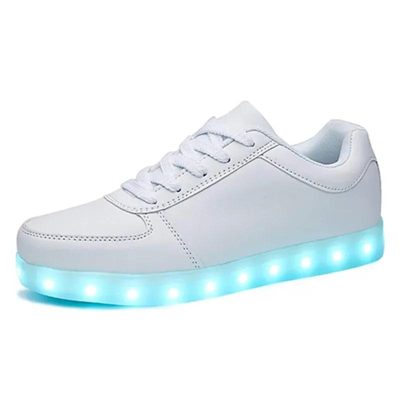 Maogu 2024 Erwachsene Unisex Damen Herren Kind Leuchtende Sneaker Leuchtend USB Aufladung Jungen LED Bunt Aufleuchtende Schuhe Mädchen Schuhe