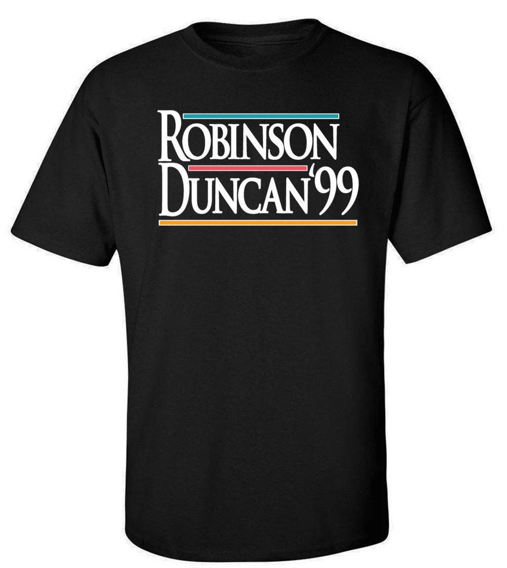 David Robinson Tim Duncan San Antonio 1999 Shirt T-Shirt XXXL