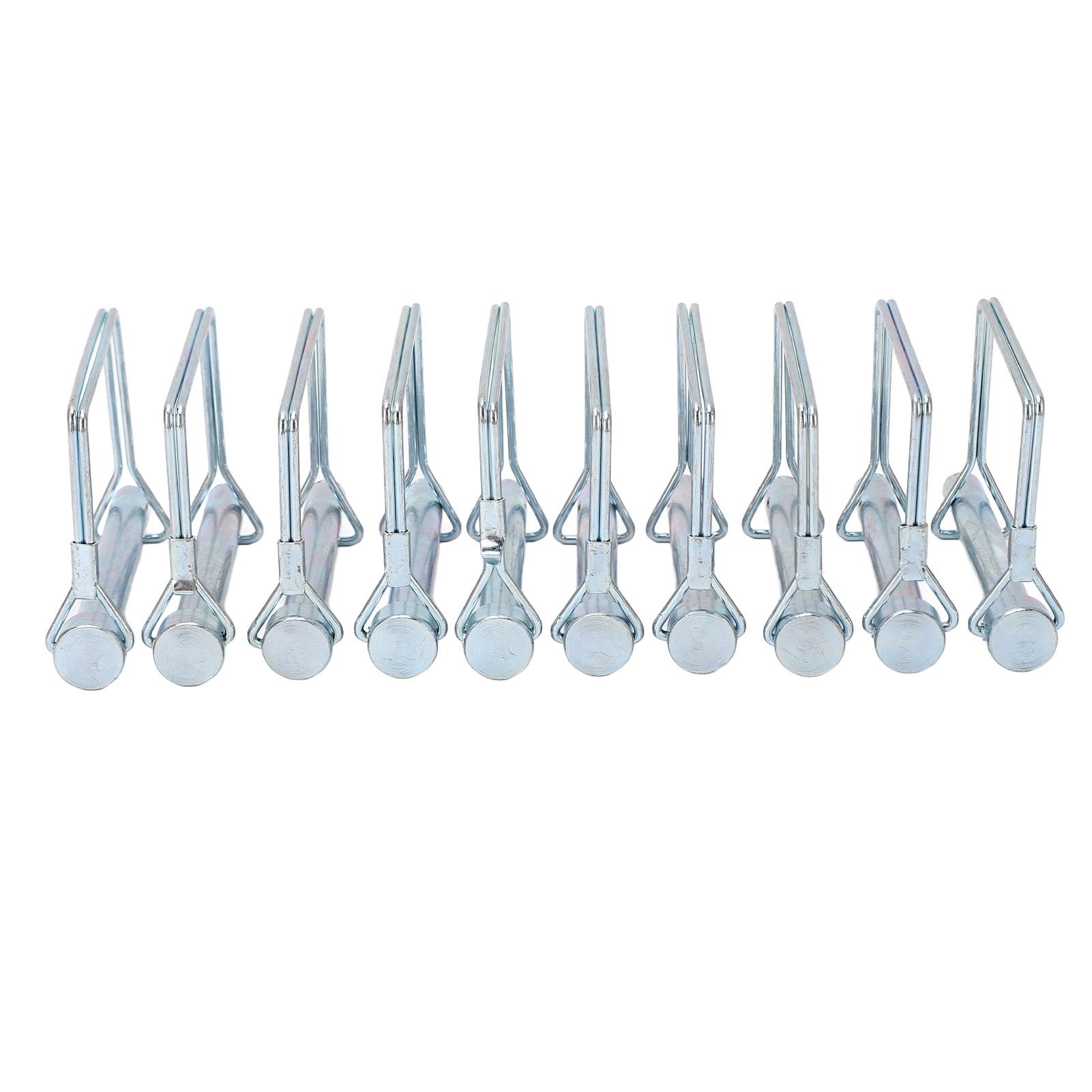 

10Pcs Trailer Hitch Pin 5 16 Inch Rustproof Reliable Stable Trailer Coupler Pin for Hooks Power Output Shafts