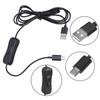 USB To Type C Power Charging Cable Adapter Connector with Switches 7ft PVC Charging Cable Upgrades for Lamps & Fan 