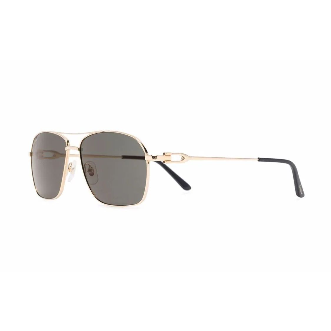 

Cartier Solid Logo Design Metal Square Sunglasses Men sunglasses Gold CT0306S 59,Gold