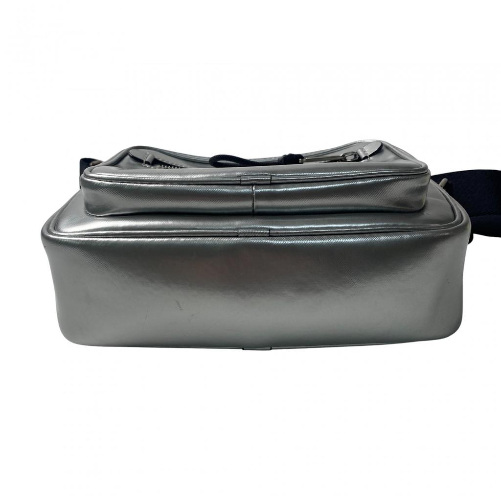 Used BURBERRYShoulder Bag Silver/black Women