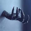1pc, Black Resin Demon Claw Wall Hanger Halloween Party Decor Spooky 3D Hand Sculpture, Wall Mounted Jewelry Holder, Home Deco