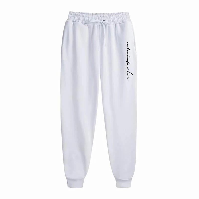

women Loose Letter Printed Casual Long Pants Men Fashion Drawstring Outdoor Sports Fitness Jogging Sweatpants Fleece Pants S