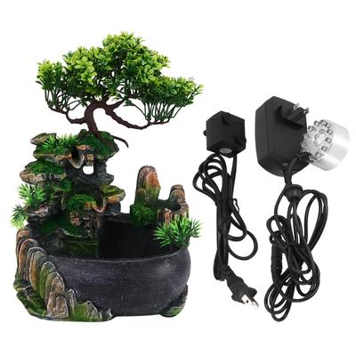 Atomizing Desktop Fountain Waterfall מכשיר אדים לקישוט שולחן עבודה במשרד