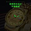 Fatilon's new automatic movement luminous waterproof dual calendar electronic watch men's Korean quartz mechanical watch