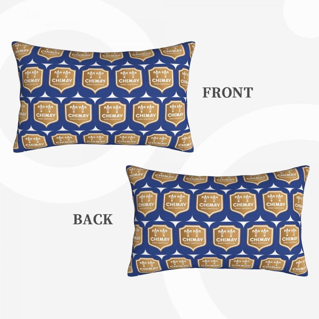 Chimay Logo Rectangle Pillowcase Cushion Cover Decor Bedroom Bed Home Comfort Throw Pillow