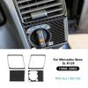Real Soft Carbon Fiber Sticker For Mercedes Benz SL R129 1990-1994 1995 1996 1997 1998 1999 2000 2001 2002 Car Side Air Vents