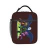 Custom Wilds Anime Kratts Insulated Lunch Tote Bag for Women Men Cartoon Resuable Cooler Thermal Bento Box Work School Travel