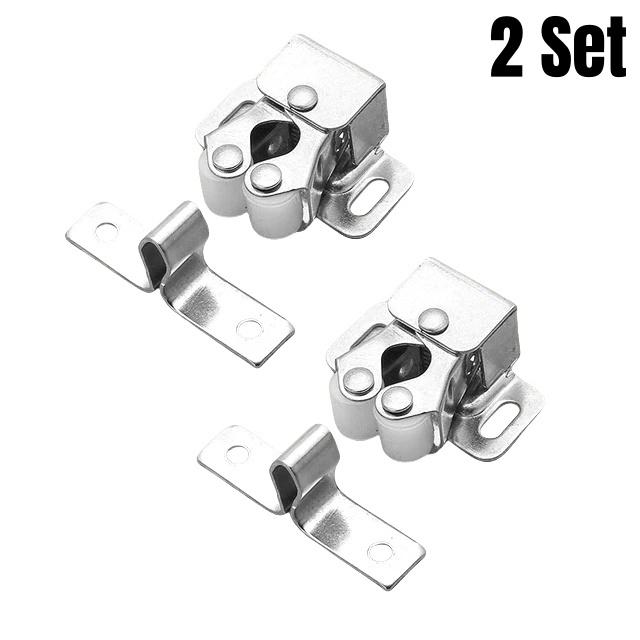 2-10pcs Press Magnet Cabinet Catches Door Stop Closer Stopper Damper Buffer For Wardrobe Hardware Furniture Fittings Accessories