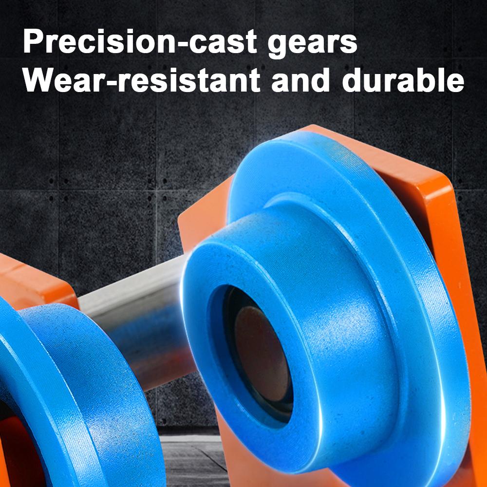 Manual T-Type Trolley Monorail Crane I-Beam Pulley Sliding Lifting Tool Hoist Lifter Monorail Hoisting Pulley Truck