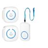 Wireless A6 Doorbell with Emergency Wristband and Lanyard - Long-Range European/American Standard