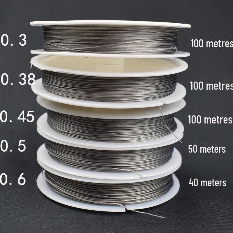 Sârmă Moale din Oțel pentru Bijuterii Metalice Făcute Manual: Fir pentru mărgelit pentru brățări și coliere