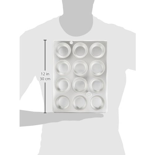 Kubodera Light Metal Industry Co., Ltd. Muffin Pan, 12 #10 Cups, Corrosion-Resistant Tinplate, W225 x D298 x H32mm, Bottom Inner Diameter 43mm, Commer