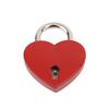 4sets Zinc Alloy Love Lock 38x30mm Mini Padlock Keyed Padlocks Heart Padlock  For Wallets Handbags