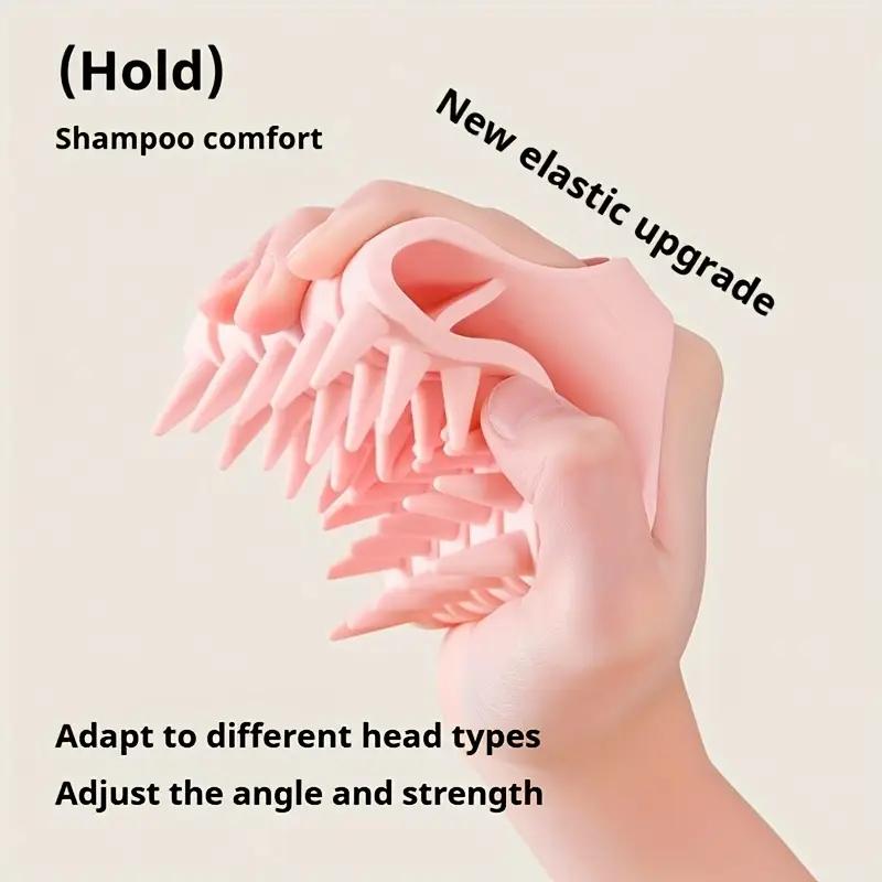 New Shampoo Artifact Silicone Shampoo Comb Scalp Massage Head Special Shampoo Cleaning Bathroom Shampoo Comb
