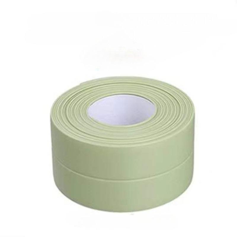 3.2M PVC Bath Sink Sealing Strip Tape Caulk Strip Self Adhesive Waterproof Mould-Proof Wall Sticker Sink Edge Tape for Bathroom Kitchen Accessories