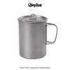 Titanium Single Pot Camping Hiking Backpacking Lightweight Foldable Cup Cookware 750-1250ml