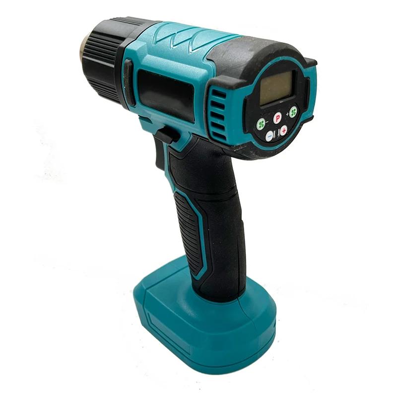 Passend für Makita Heißluftpistole Akku-Heißluftpistole Industrielle Hand-Elektro-Heißluftpistole Temperaturen Einstellbar 18V Akku