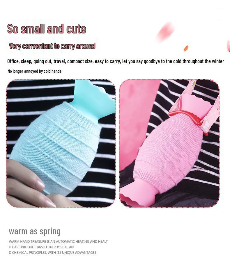 Silicone Candy-Shaped Hand Warmer and Hot Water Bottle