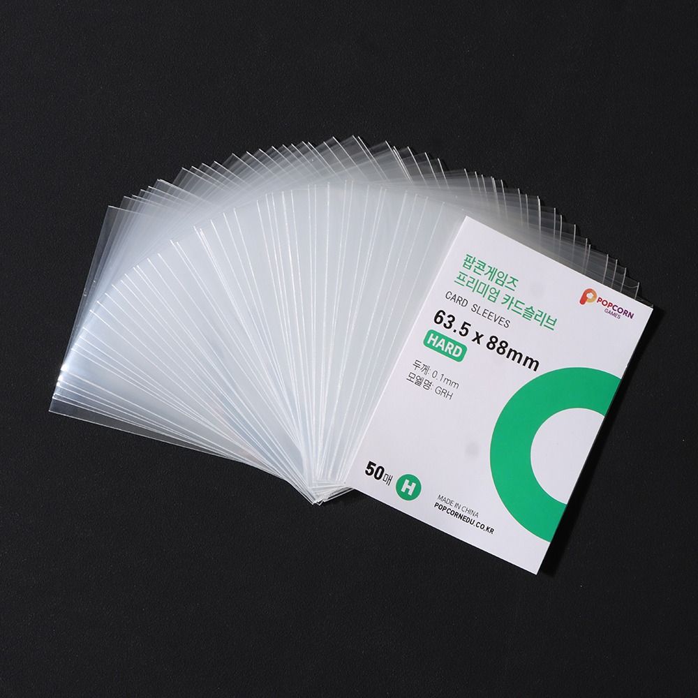 50pcs Stationery Kpop Card Sleeves 3 Inch Album Binder Game Card Holder