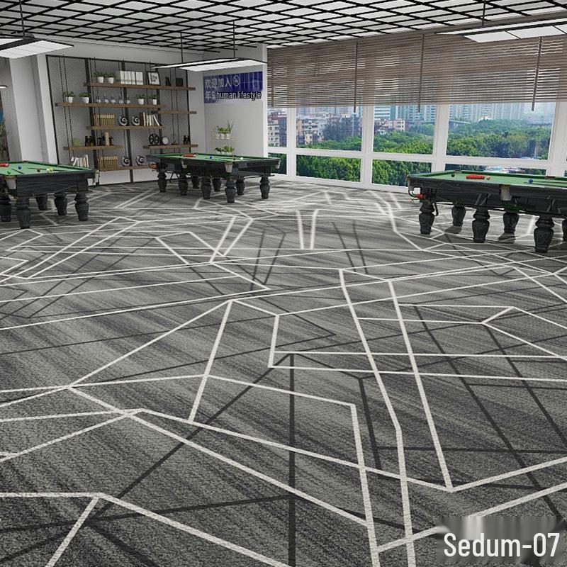 

Звукоизоляционный и огнестойкий ковер для бильярдной - Толстый печатный напольный коврик для коммерческих бильярдных 650g Non-Shedding, Non-Fading, B1 Flame Retardant