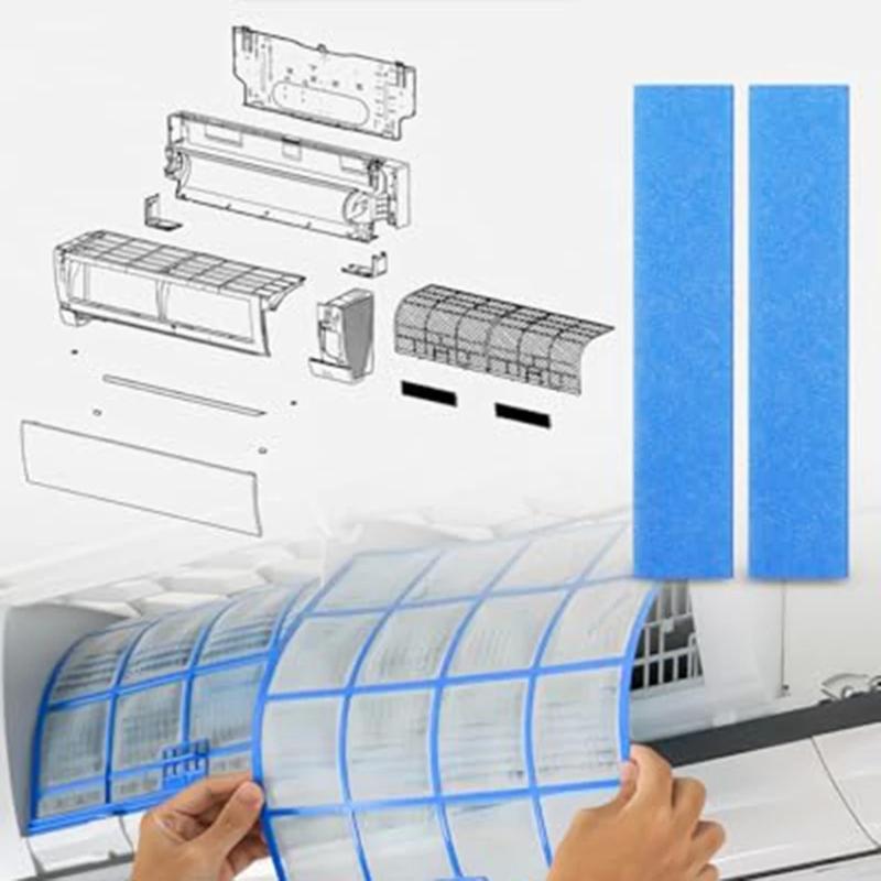 4Pcs 2310FT-E Small Split Units Filter Replacement Electric Split Air Conditioner Filters for MSY-GE24NA, MSY-GL24