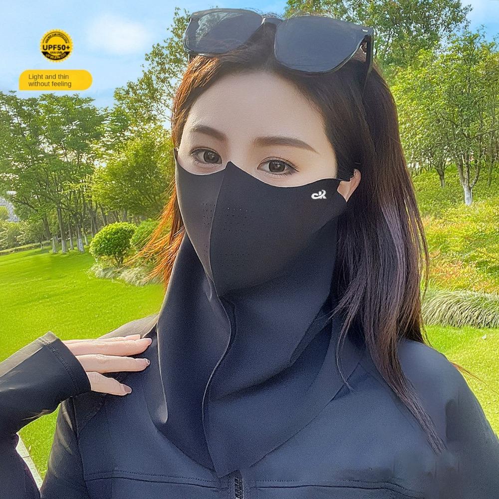 3D Breathable Anti-UV Neck Scarf Ice Silk Sunshade Face Mask New Sun Protection Mask Outdoor